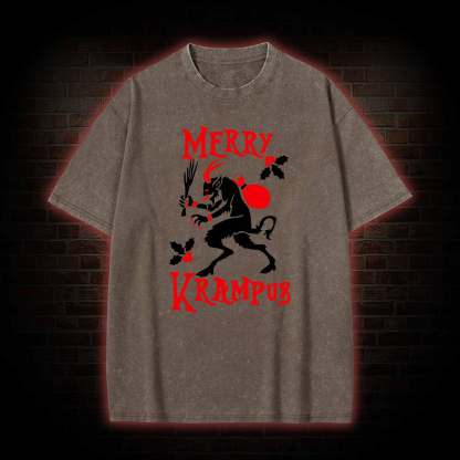 Krampus Creepmas Washed T-shirt