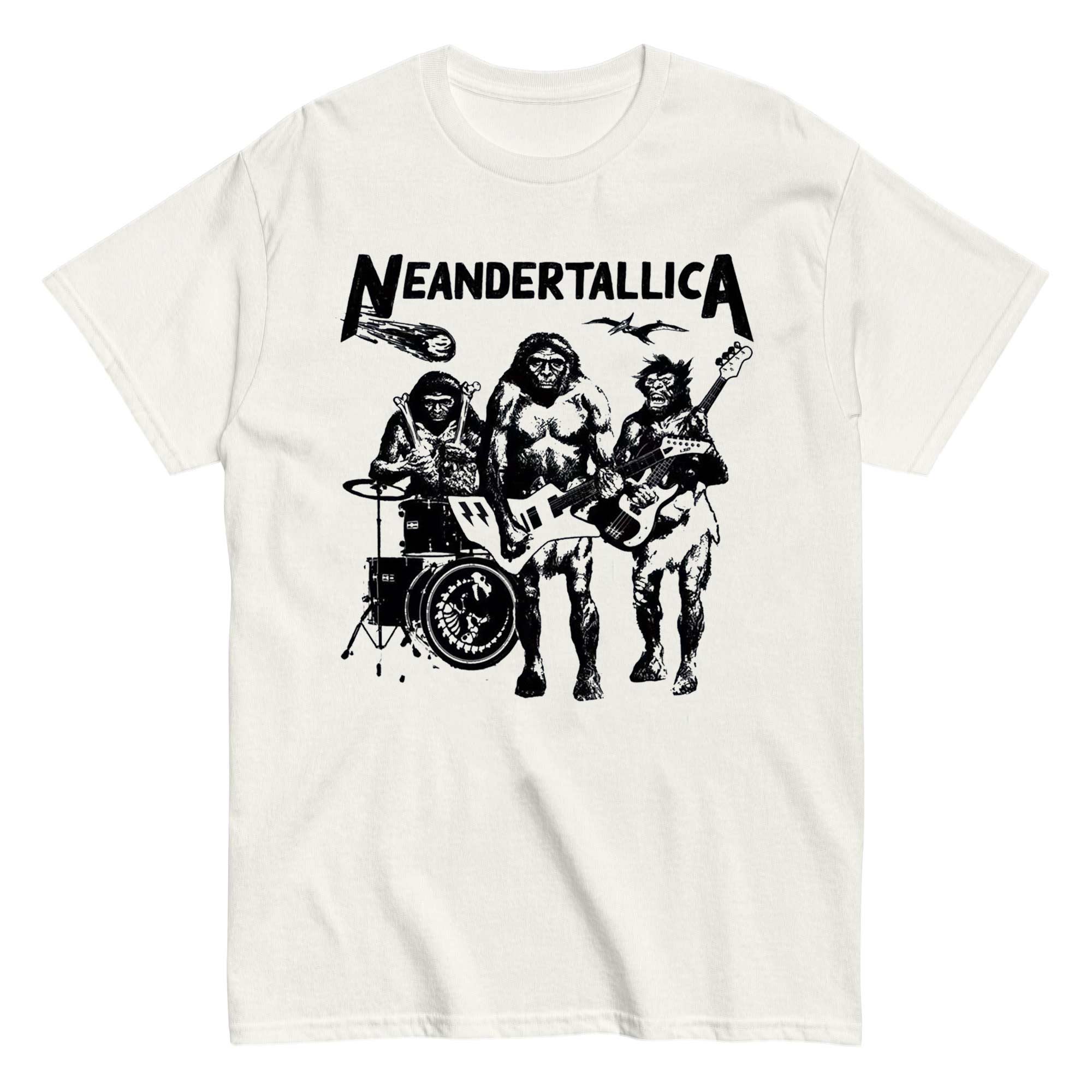 Neandertallica Vintage Rock T-Shirt 