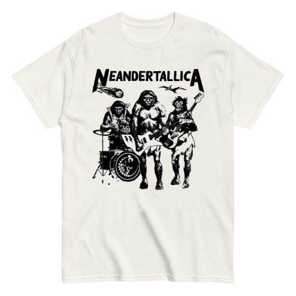 Neandertallica Vintage Rock T-Shirt 