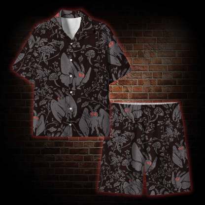 Mothman in the Jungle Lightweight Hawaiian Shirt