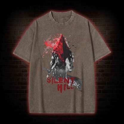 Red Pyramid Thing Washed T-shirt