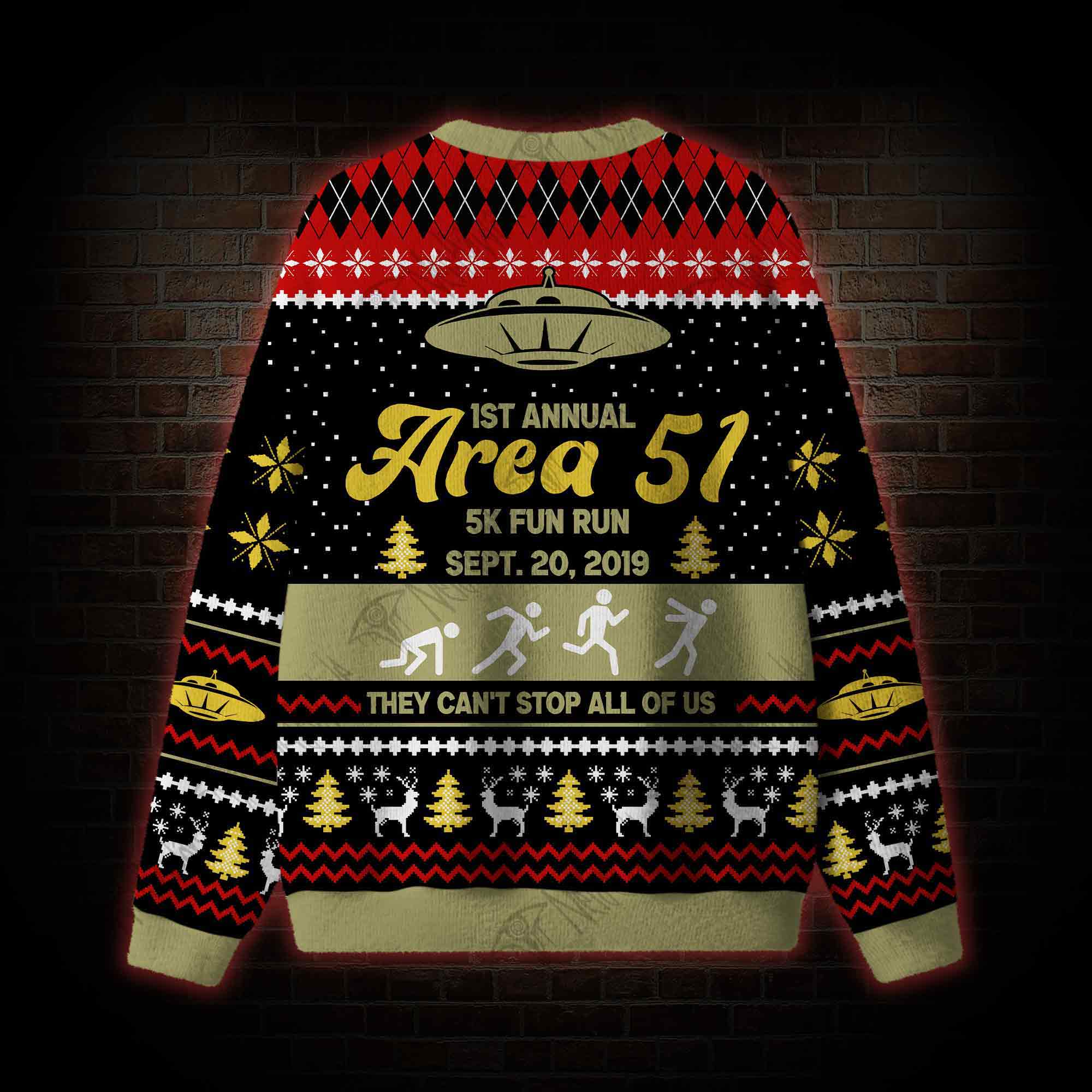 Area 51 Ugly Sweatshirts