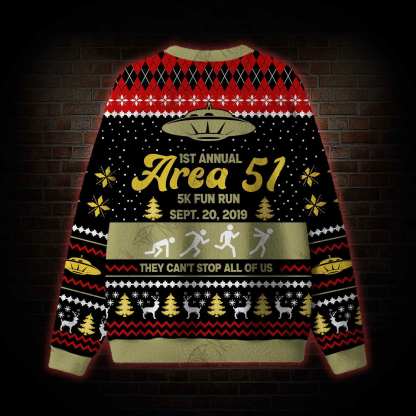Area 51 Ugly Sweatshirts
