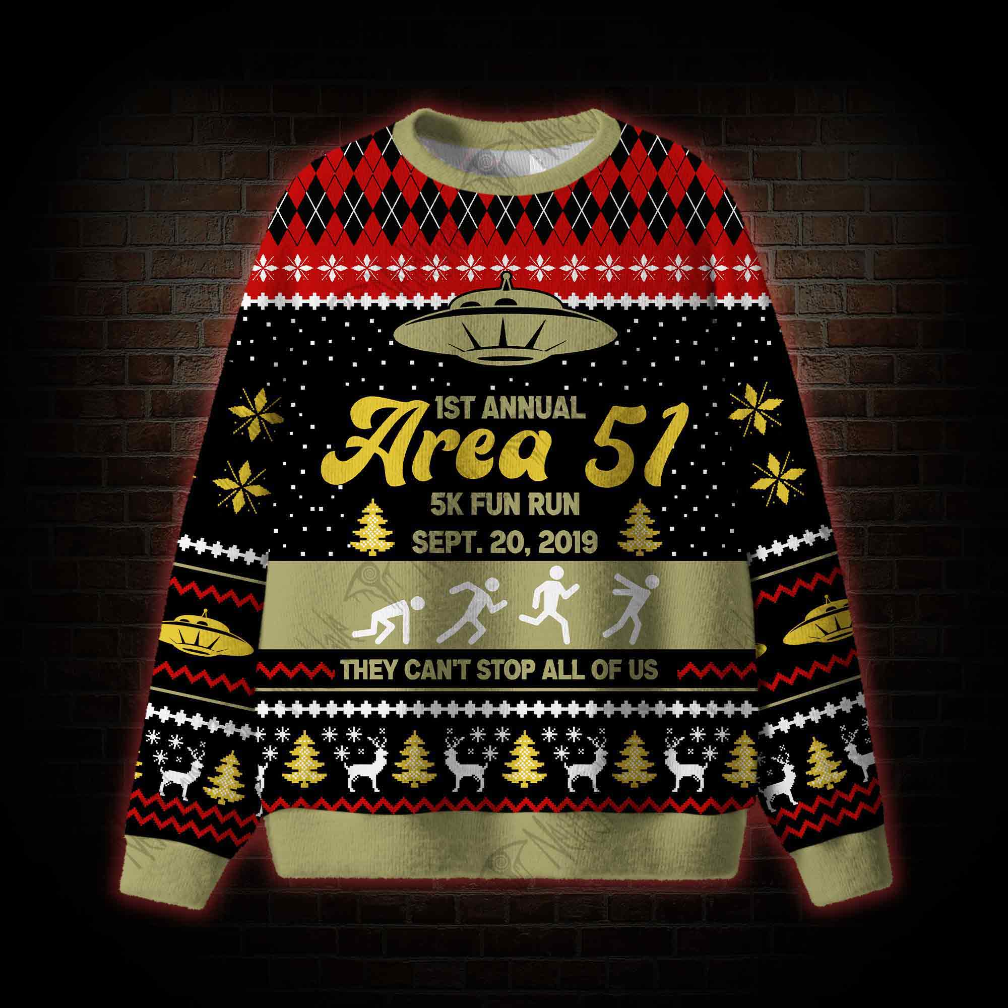 Area 51 Ugly Sweatshirts