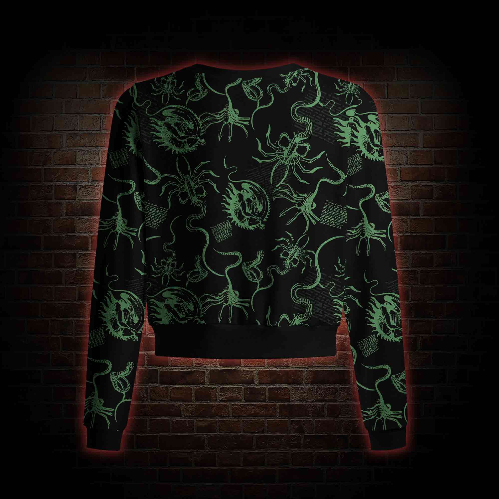 Alien Delivery Guy Cardigan Sweaters
