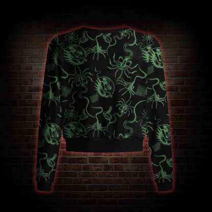 Alien Delivery Guy Cardigan Sweaters