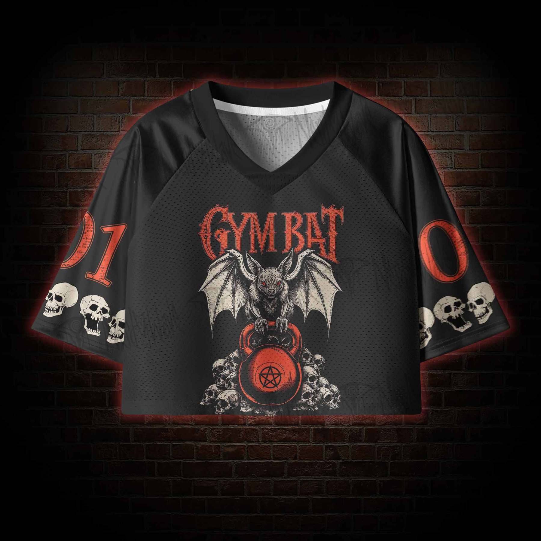 Gym Power Women's Cropped Mesh Jersey