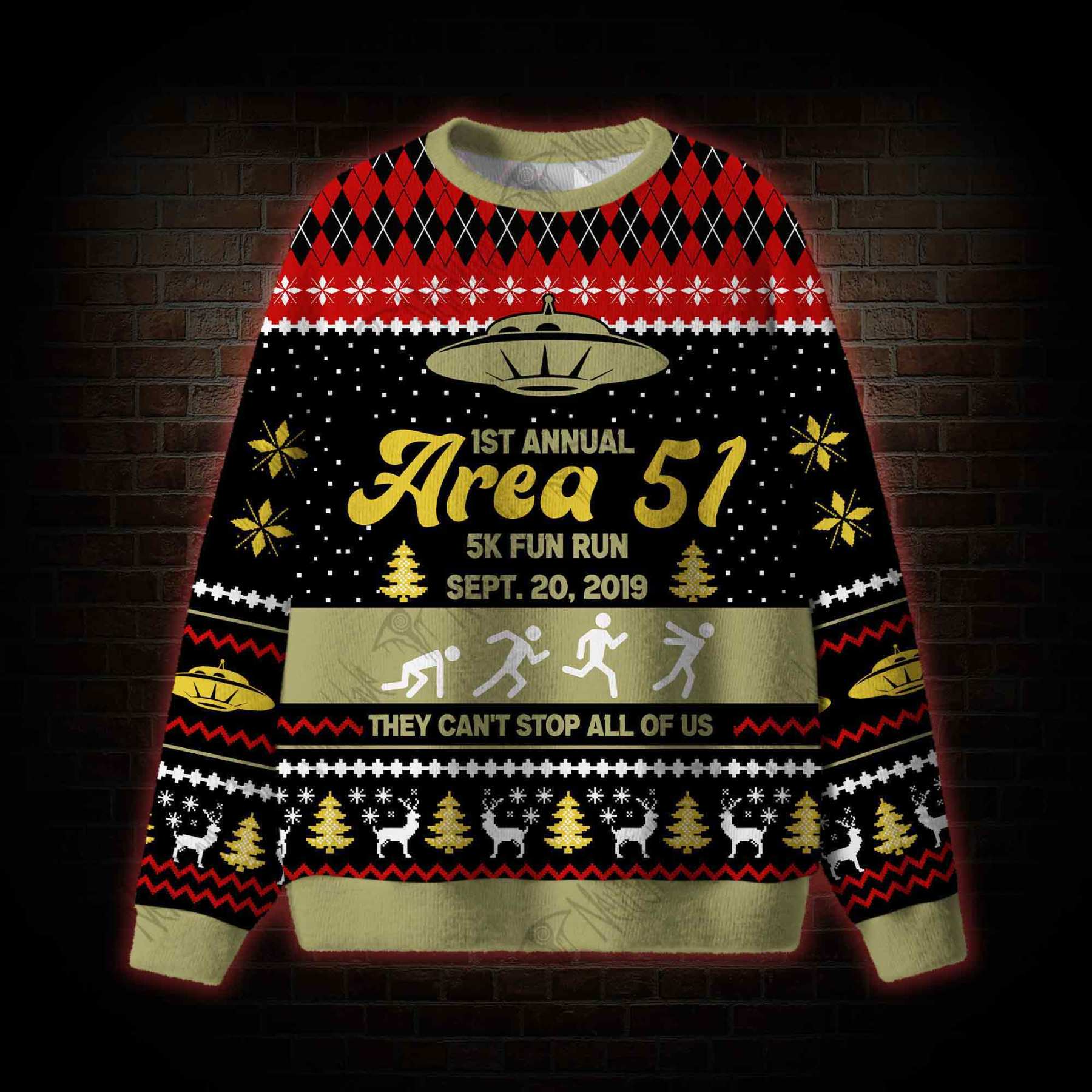Area 51 Ugly Sweatshirts