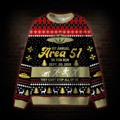 Area 51 Ugly Sweatshirts