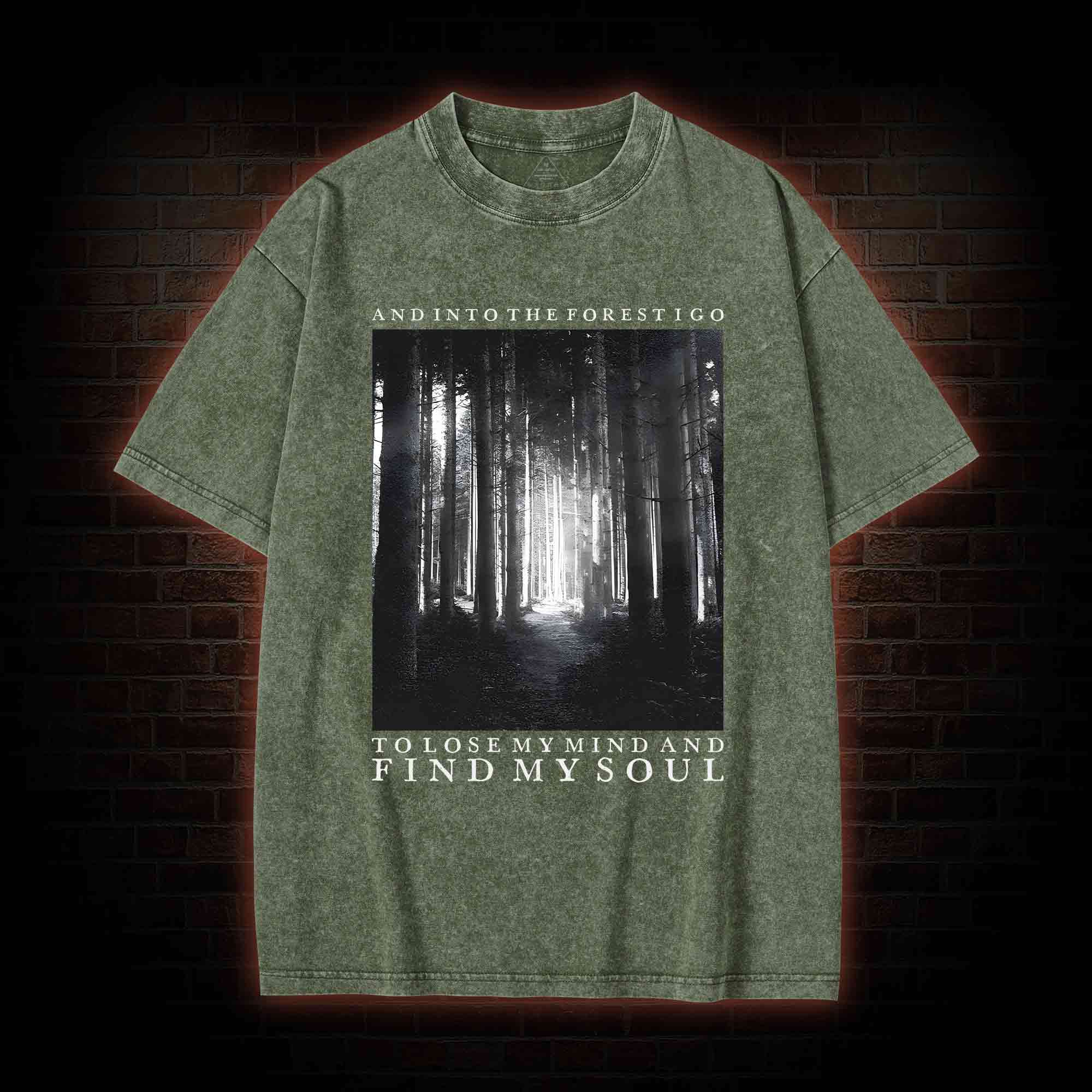 Into The Forest Washed T-shirt