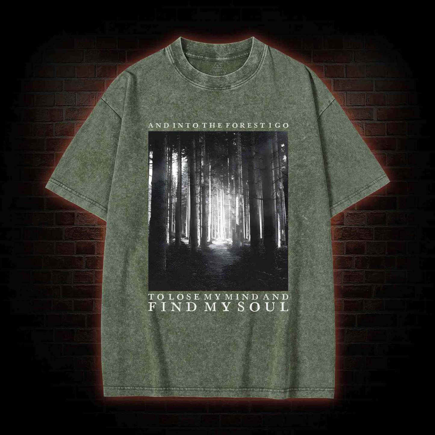 Into The Forest Washed T-shirt
