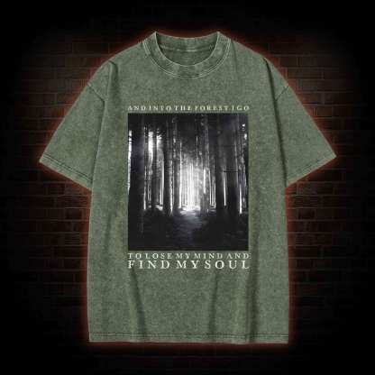 Into The Forest Washed T-shirt