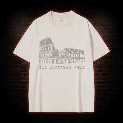 All Empires Fall Washed T-shirt