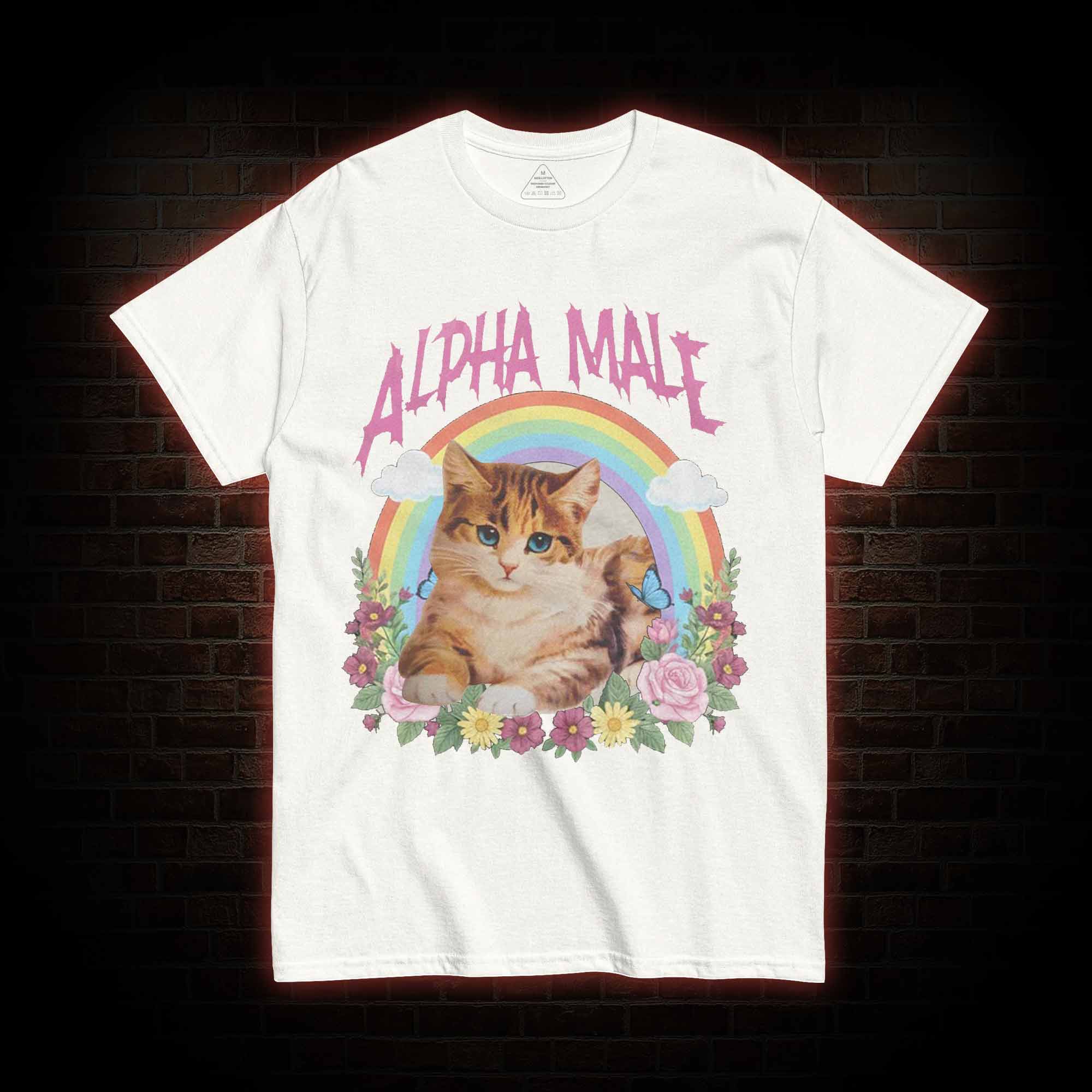 Alpha Male Funny Kitten T-shirt