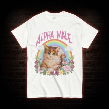 Alpha Male Funny Kitten T-shirt