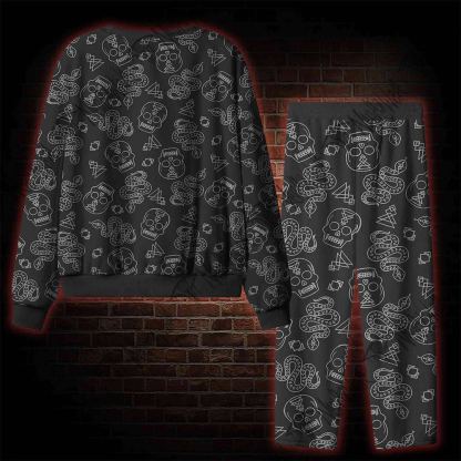 Skull and Snake Cozy Pajama Sets