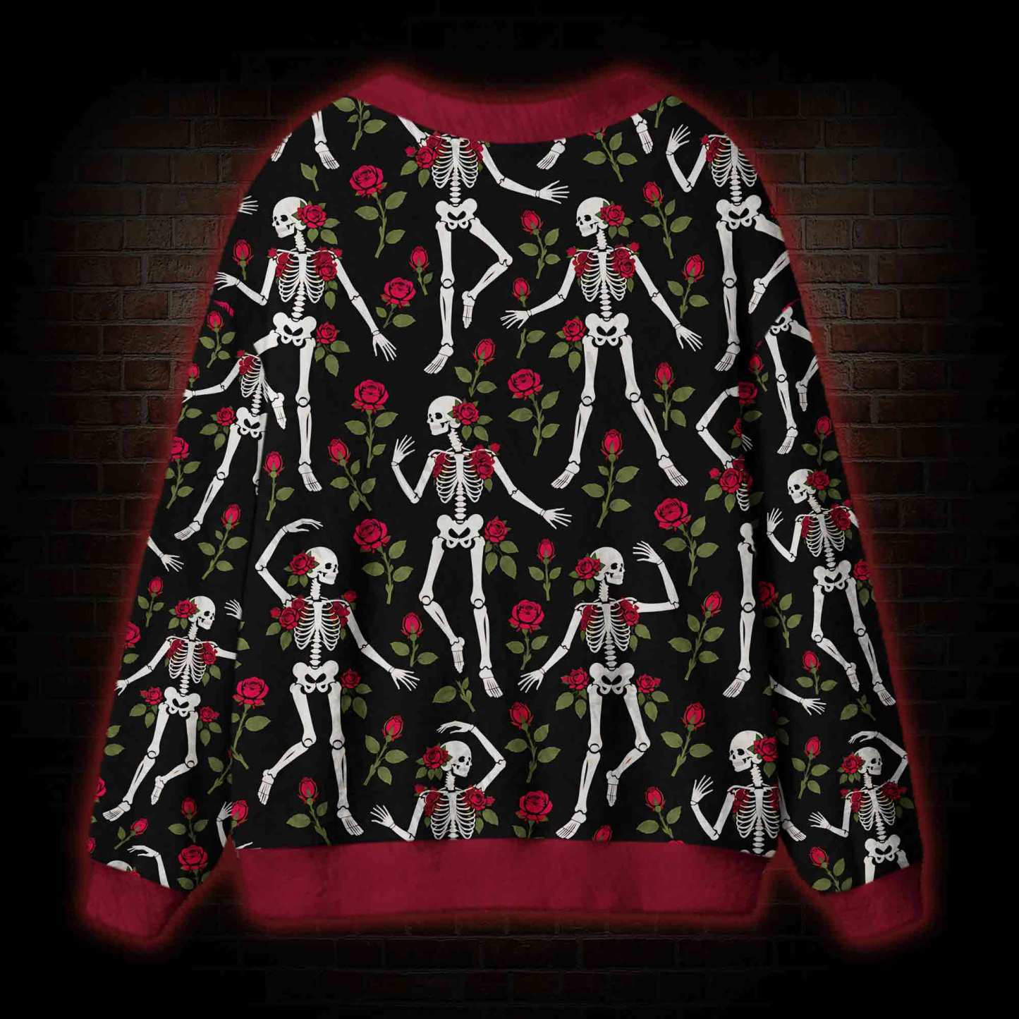 Moonlit Rabbit Garden Cardigan Sweater