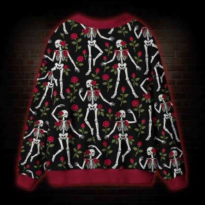 Moonlit Rabbit Garden Cardigan Sweater
