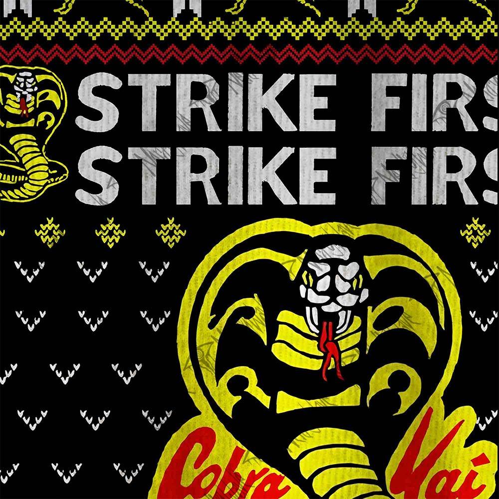 Strike First, No Mercy Ugly Sweatshirts