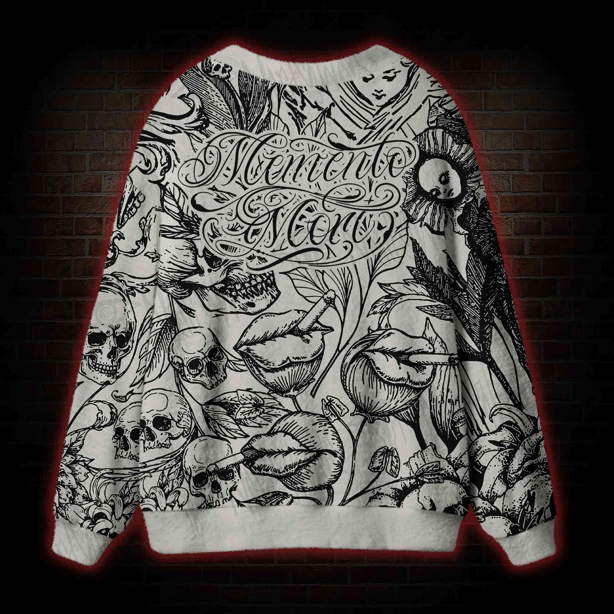 Memento Mori Cardigan Sweater