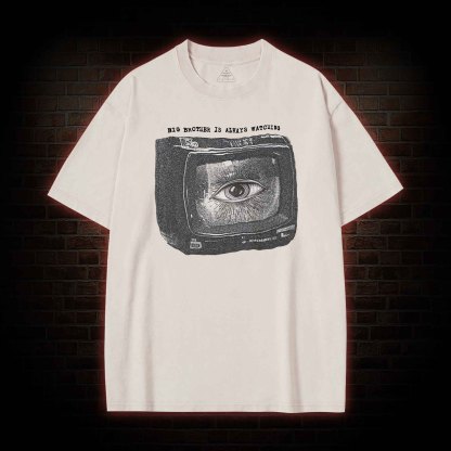 Big Brother is Always Watching Washed T-shirt