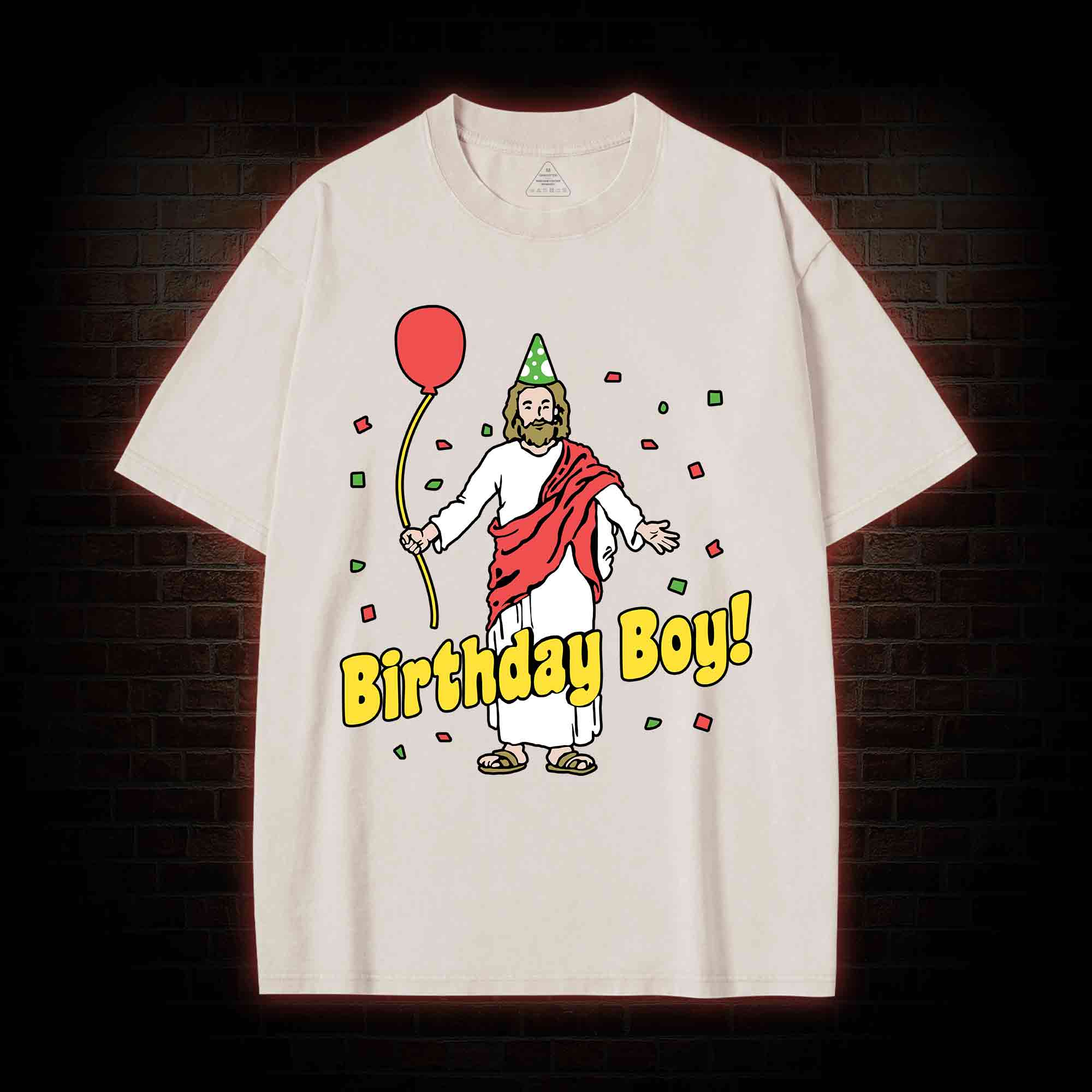 Birthday Boy Washed T-shirt