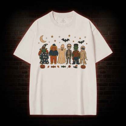 Halloween Monsters Washed T-shirt