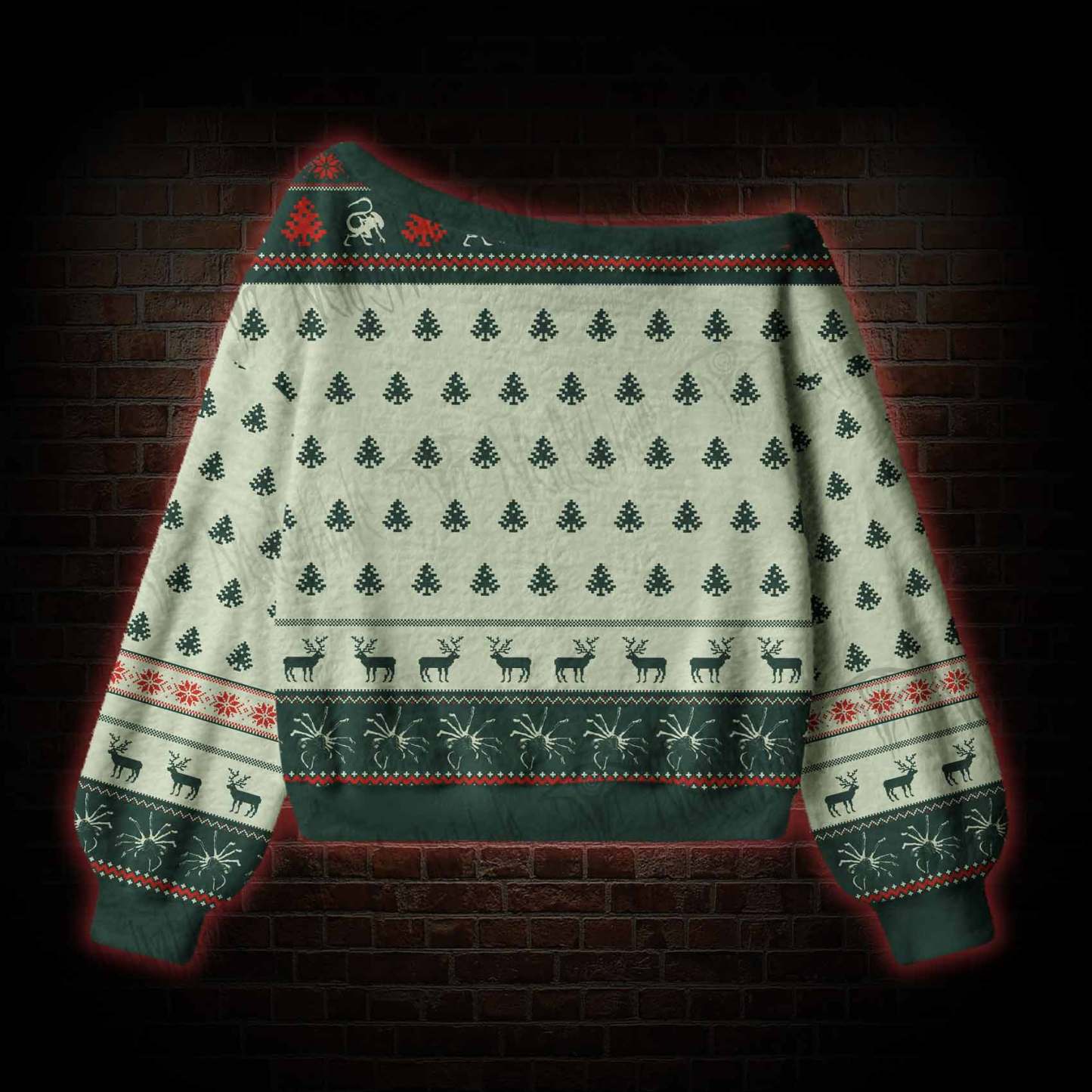 Alien 426 Off Shoulder Ugly Sweater