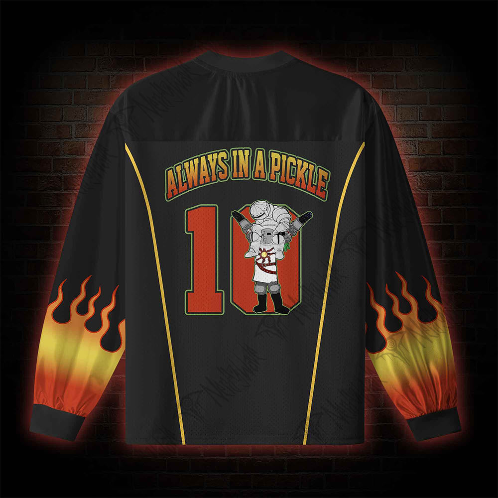 In Darkness We Cheer V-Neck Long Sleeve Jersey