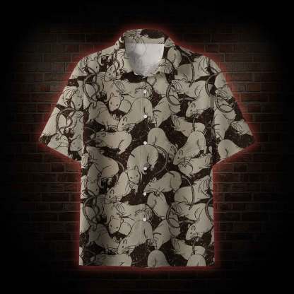 Black Death Button-up Shirt