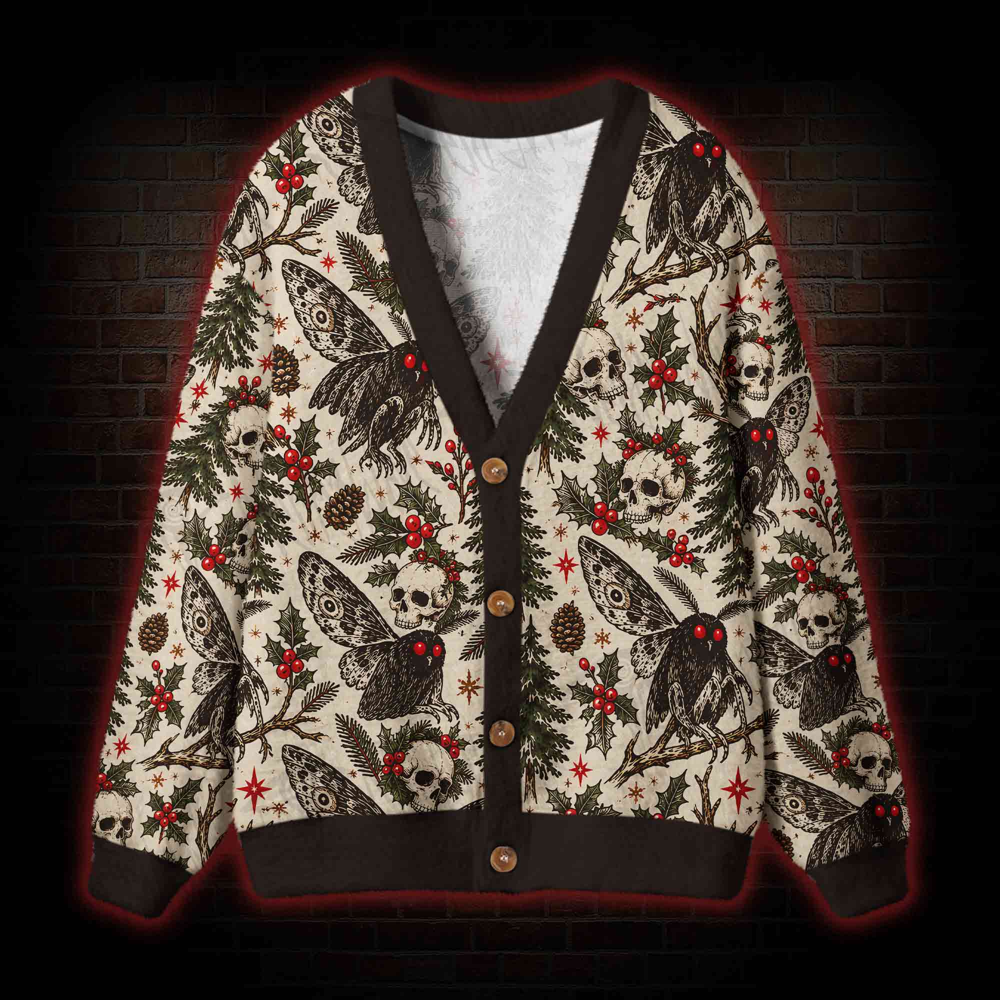 Moth to the Grave Cardigan Sweater