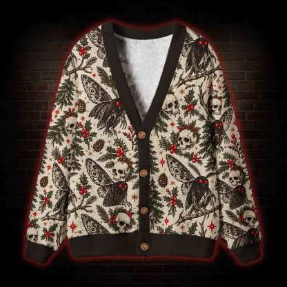 Moth to the Grave Cardigan Sweater