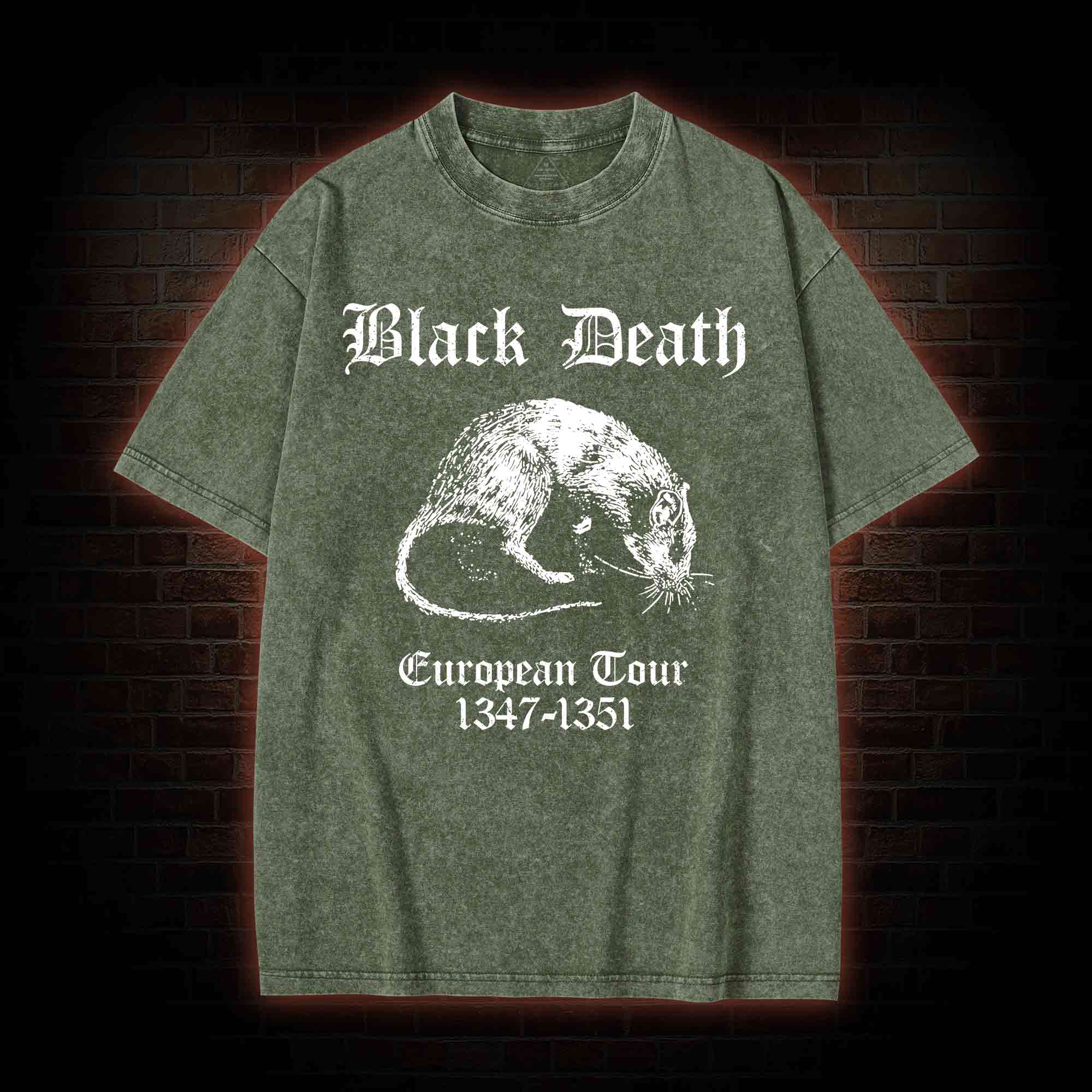 Black Death Washed T-shirt