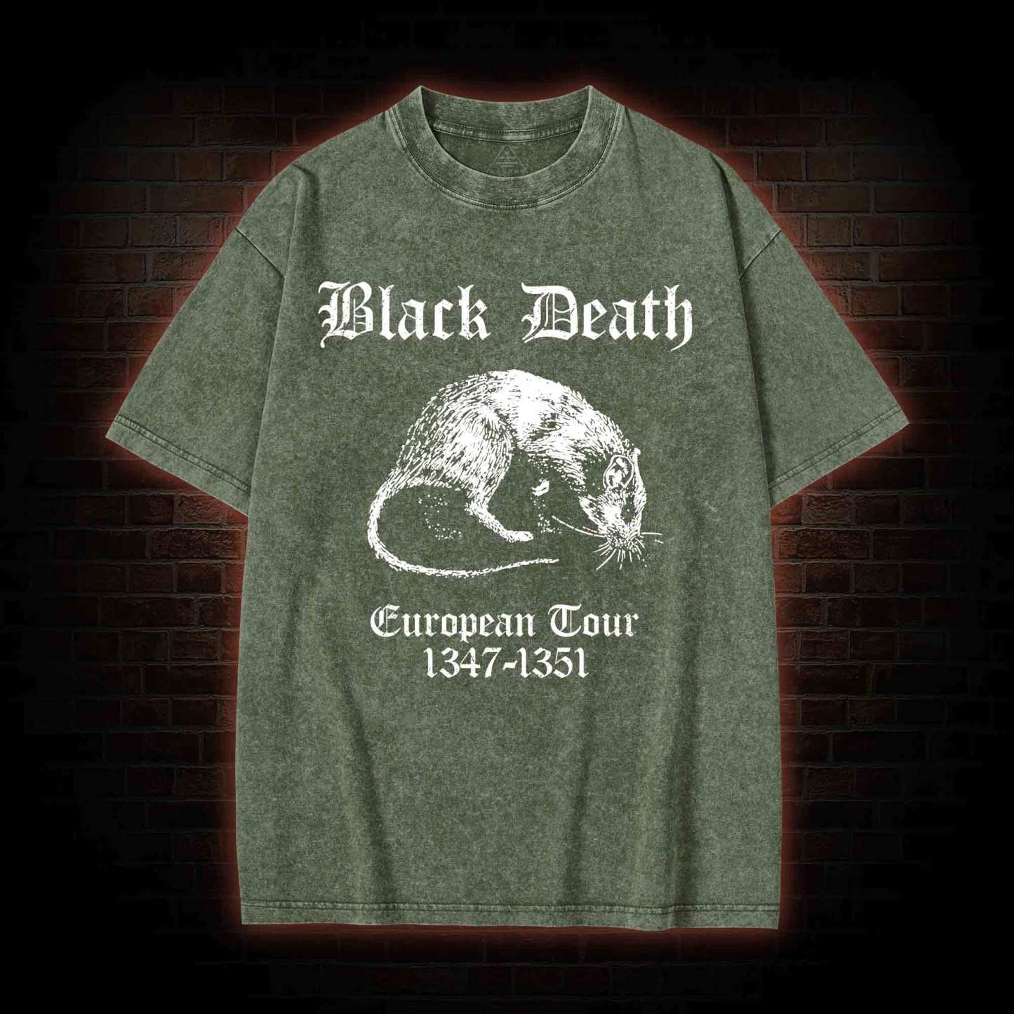 Black Death Washed T-shirt