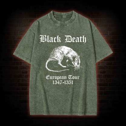 Black Death Washed T-shirt