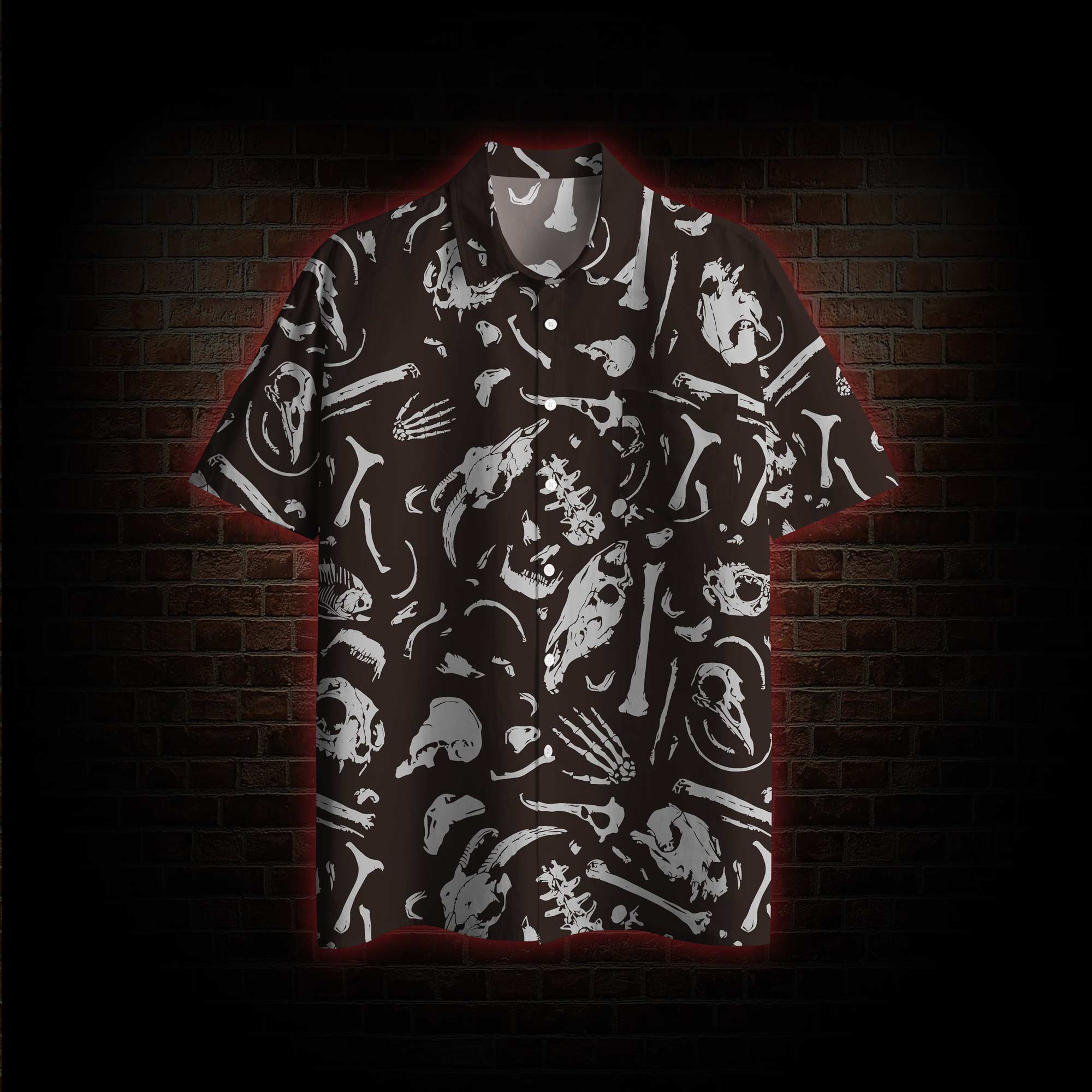 Dinosaur Fossils Hawaiian Shirt
