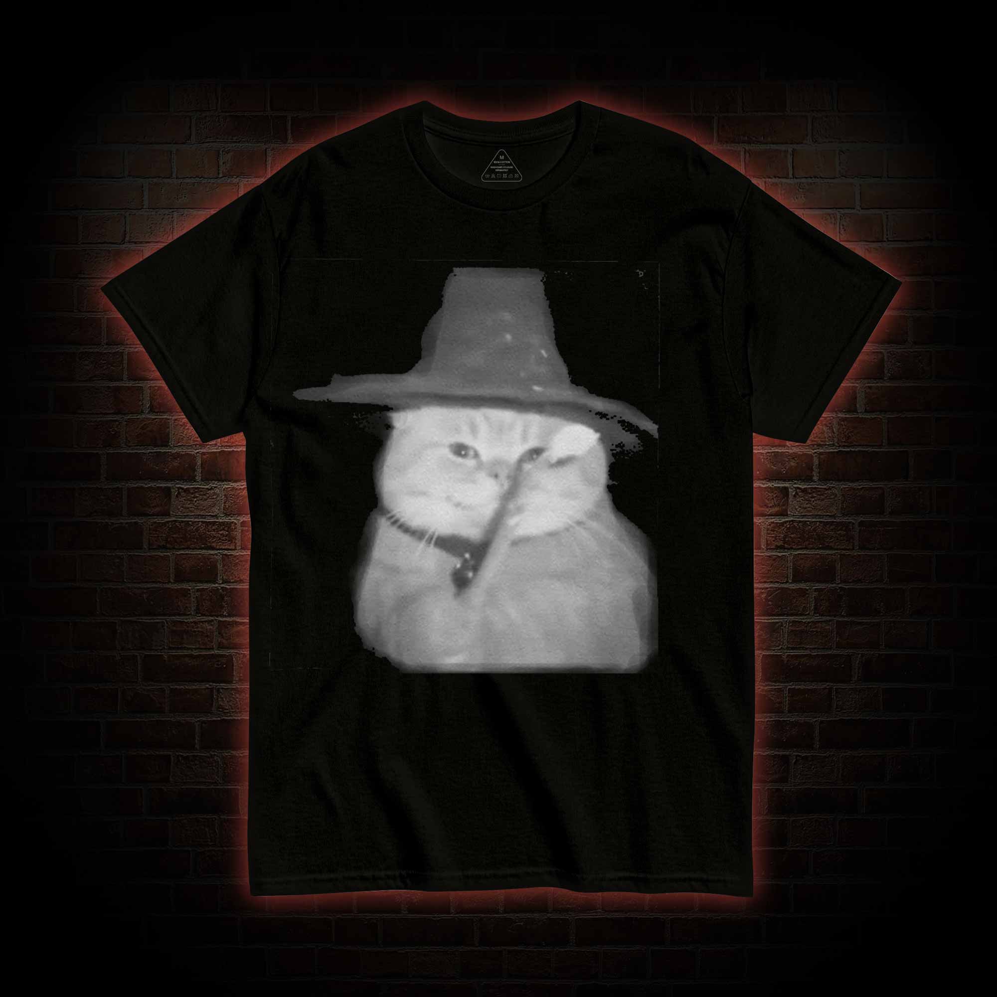 Cat Wizard Meme T-shirt