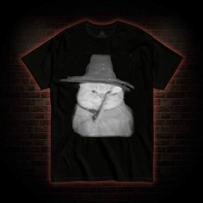 Cat Wizard Meme T-shirt