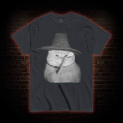Cat Wizard Meme T-shirt