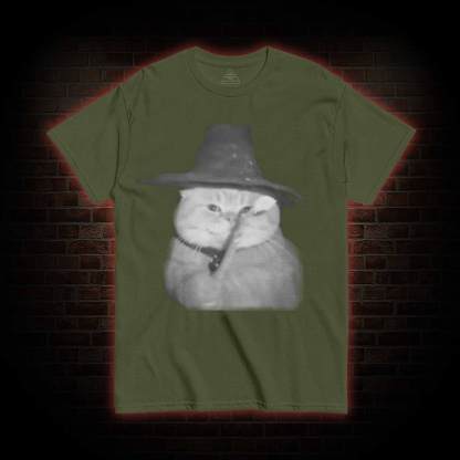 Cat Wizard Meme T-shirt
