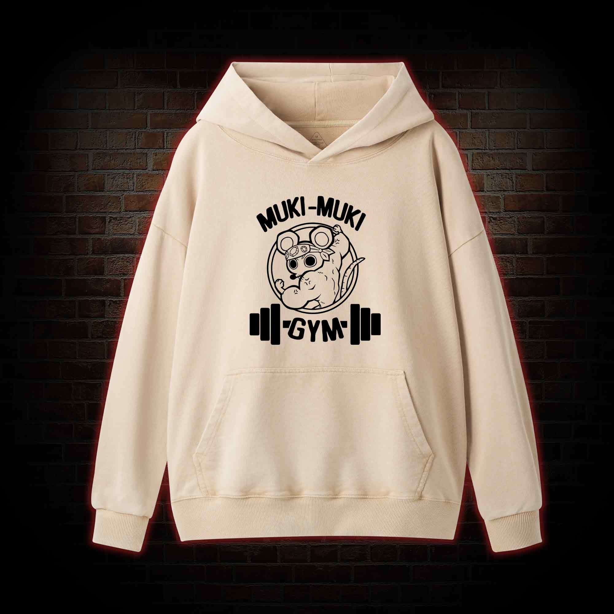 Mouse Workout Washed Hoodie