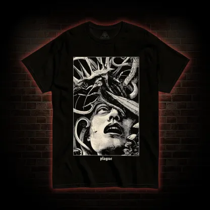 Gothic Parasite Attack T-shirt