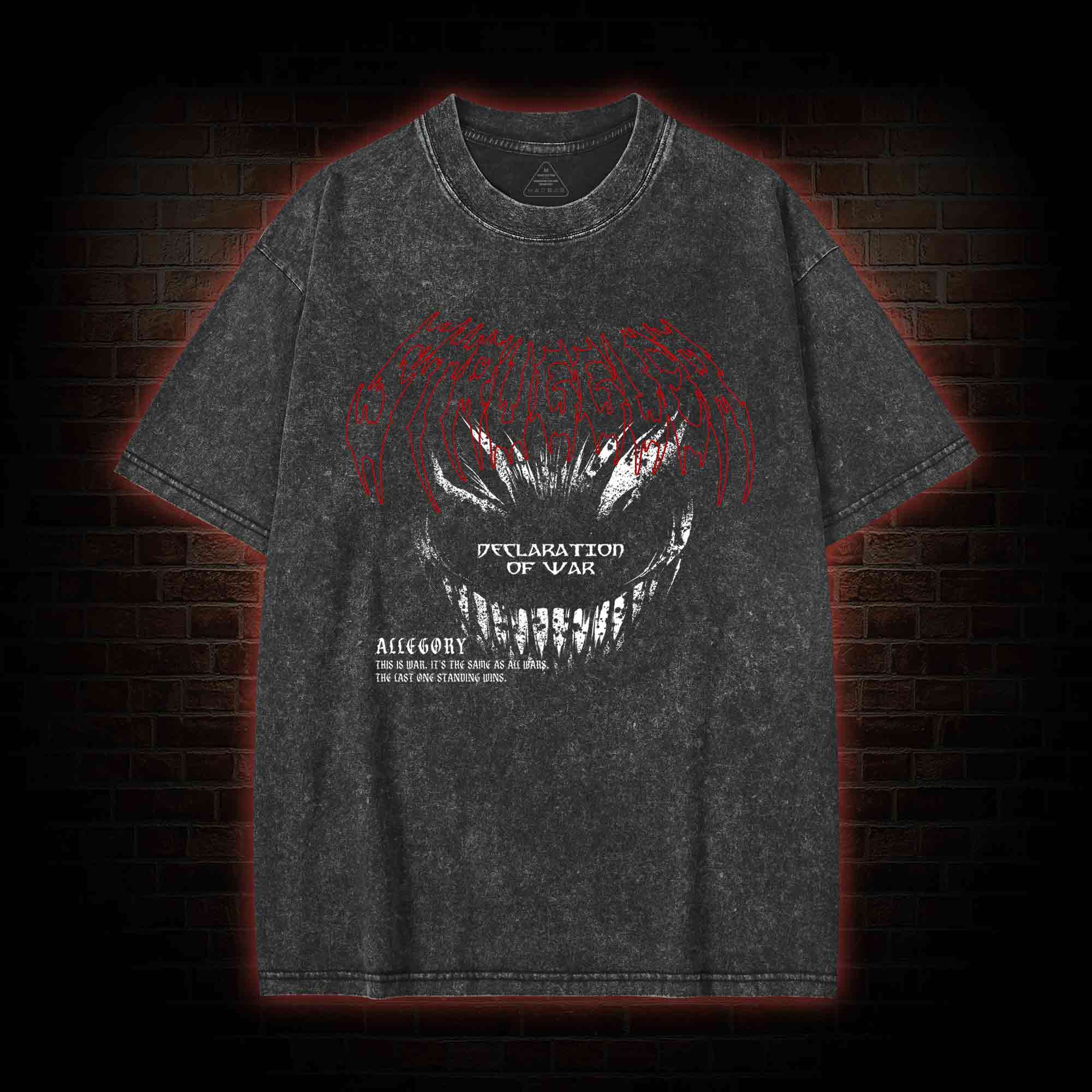 Declaration of War Washed T-shirt