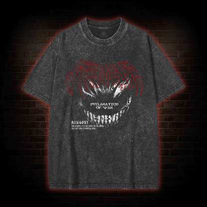 Declaration of War Washed T-shirt