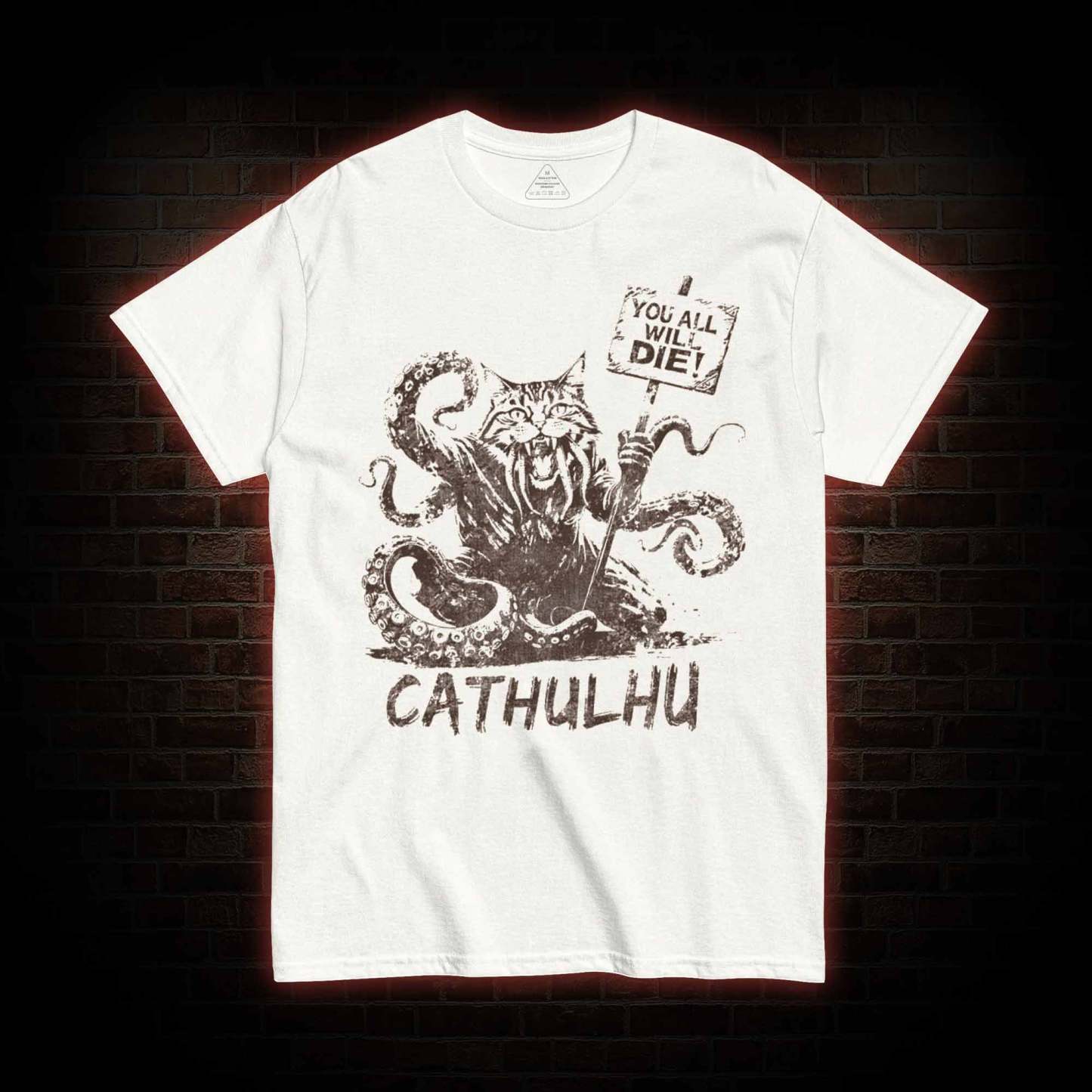 Cathulhu Retro T-shirt 