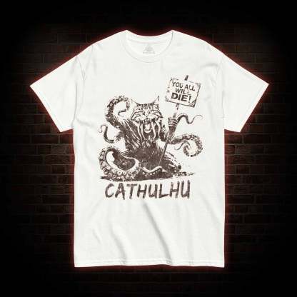 Cathulhu Retro T-shirt 