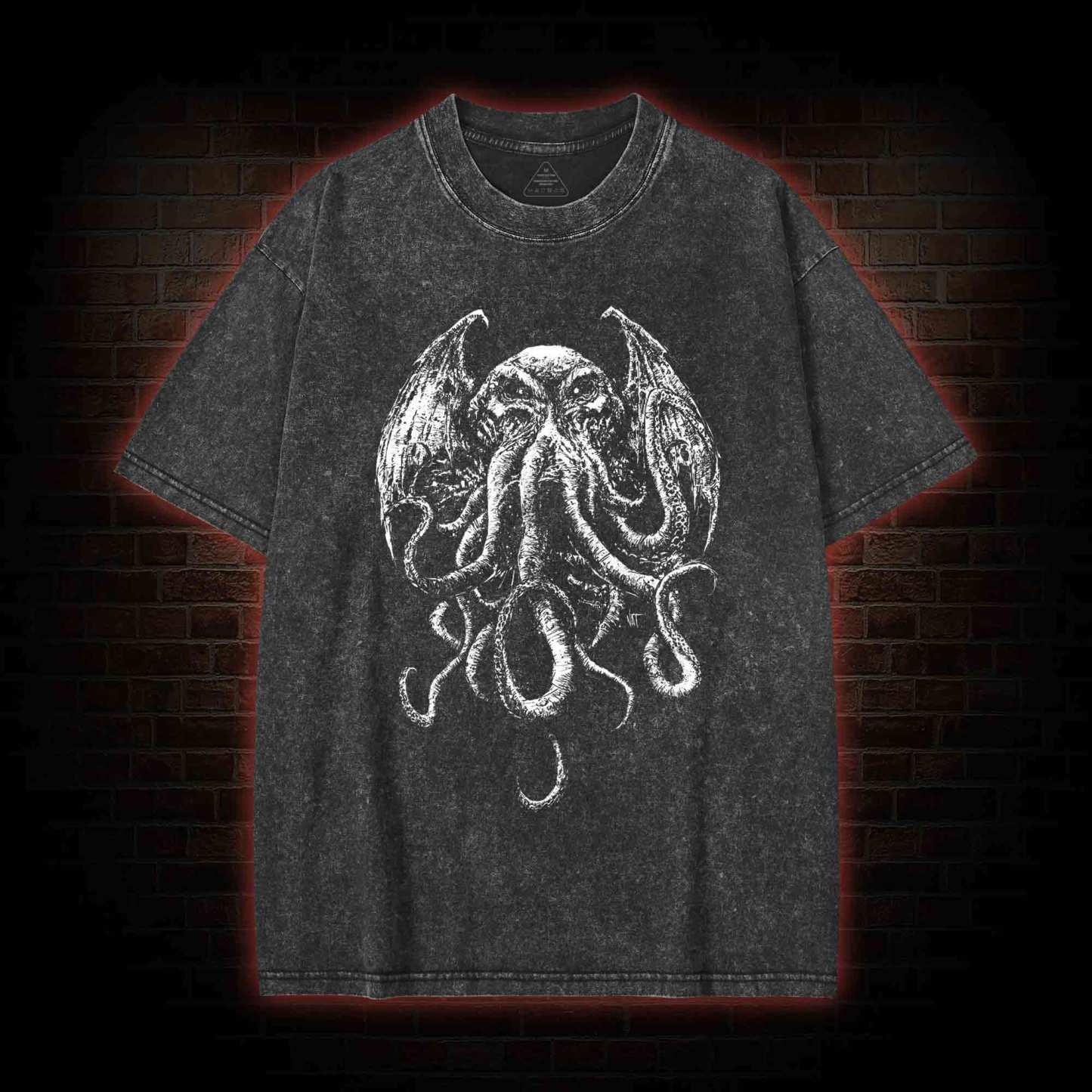 Cthulhu Occult Washed T-shirt