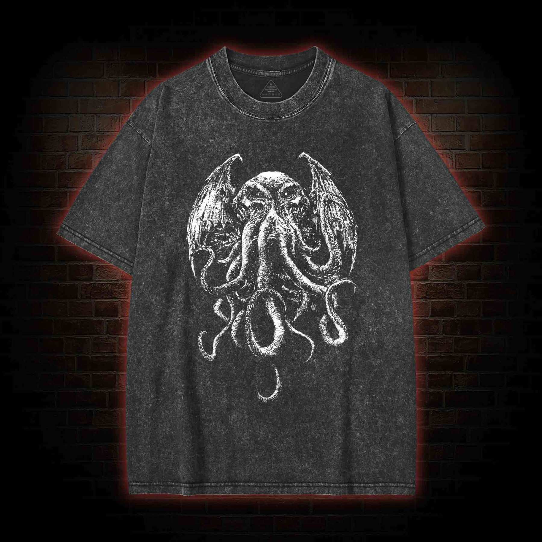 Cthulhu Occult Washed T-shirt
