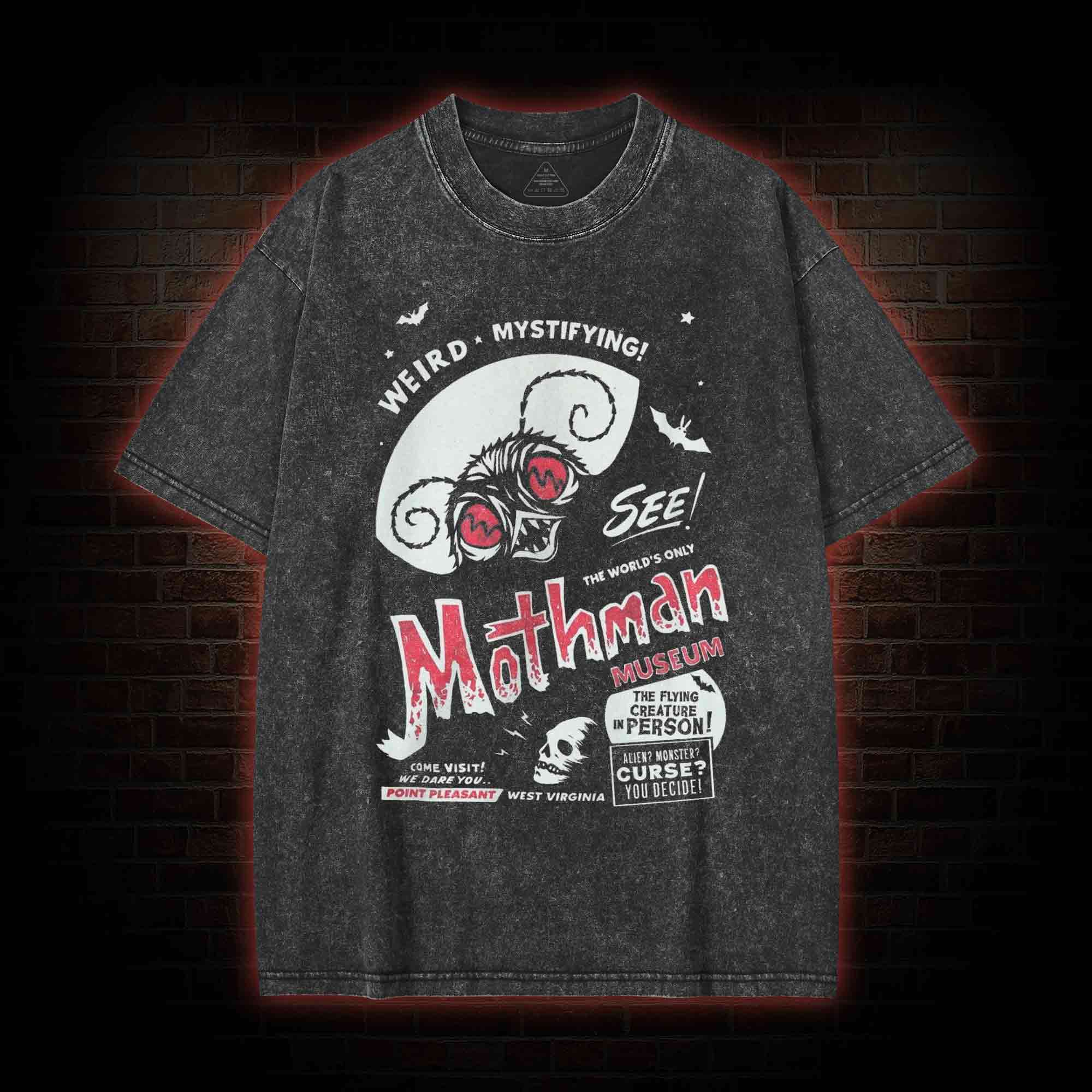 Mothman Museum Washed T-shirt