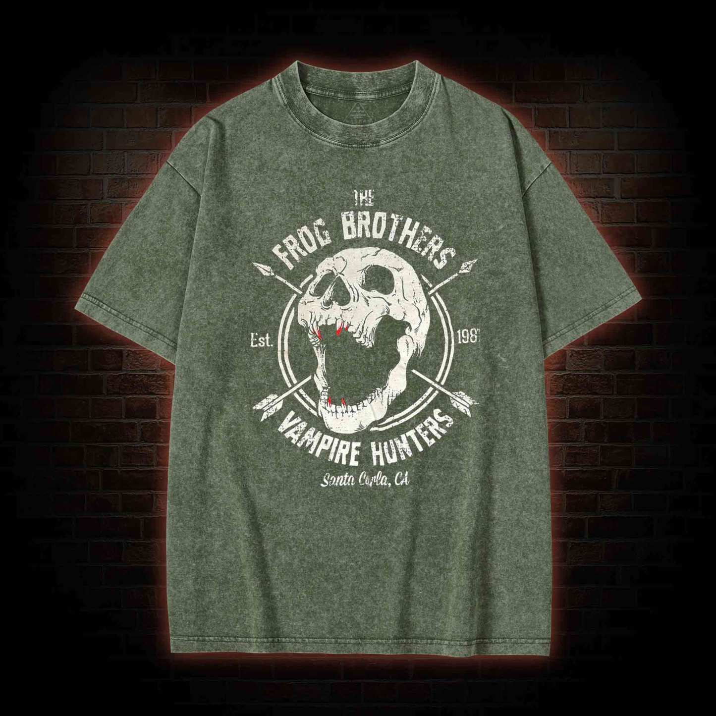 Vampire Hunters Washed T-shirt